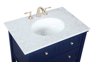 Metropolis Bathroom Vanity Set in Blue