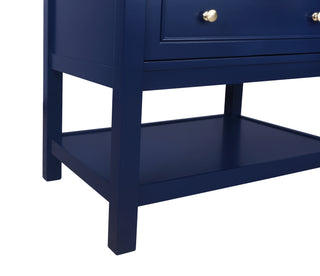 Metropolis Bathroom Vanity Set in Blue