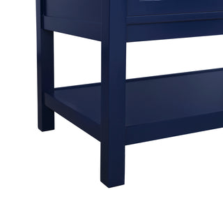 Metropolis Bathroom Vanity Set in Blue