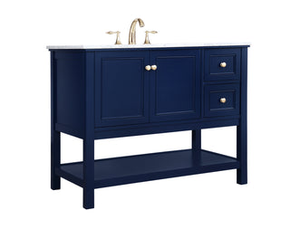 Metropolis Bathroom Vanity Set in Blue