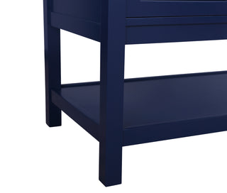 Metropolis Bathroom Vanity Set in Blue