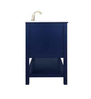 Metropolis Bathroom Vanity Set in Blue