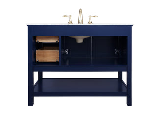 Metropolis Bathroom Vanity Set in Blue