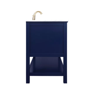 Metropolis Bathroom Vanity Set in Blue