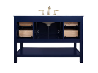 Metropolis Bathroom Vanity Set in Blue