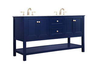 Metropolis Bathroom Vanity Set in Blue