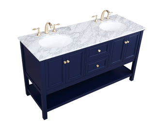 Metropolis Bathroom Vanity Set in Blue