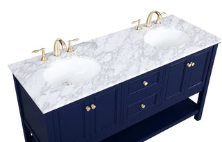 Metropolis Bathroom Vanity Set in Blue