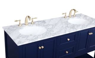 Metropolis Bathroom Vanity Set in Blue