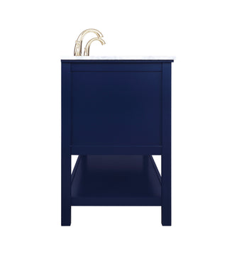 Metropolis Bathroom Vanity Set in Blue