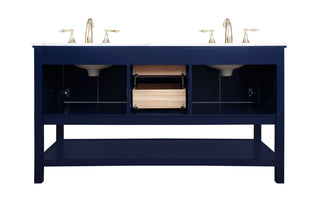 Metropolis Bathroom Vanity Set in Blue