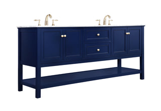 Metropolis Bathroom Vanity Set in Blue
