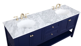 Metropolis Bathroom Vanity Set in Blue