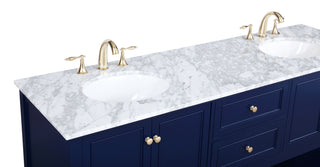 Metropolis Bathroom Vanity Set in Blue