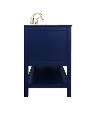 Metropolis Bathroom Vanity Set in Blue