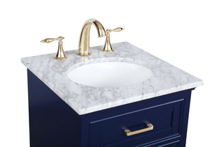 Americana Bathroom Vanity Set in Blue