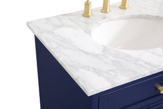 Americana Bathroom Vanity Set in Blue