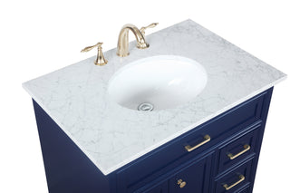 Americana Bathroom Vanity Set in Blue
