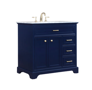 Americana Bathroom Vanity Set in Blue