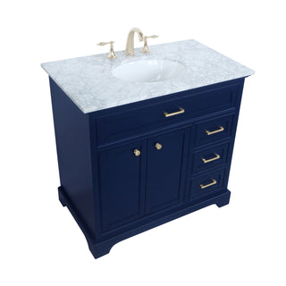 Americana Bathroom Vanity Set in Blue