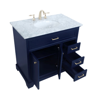Americana Bathroom Vanity Set in Blue