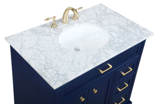 Americana Bathroom Vanity Set in Blue