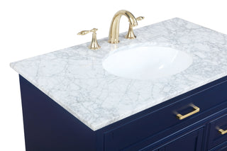 Americana Bathroom Vanity Set in Blue