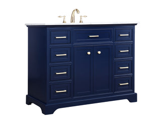 Americana Bathroom Vanity Set in Blue