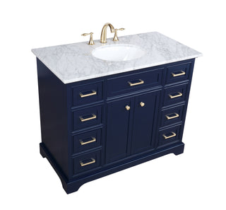 Americana Bathroom Vanity Set in Blue
