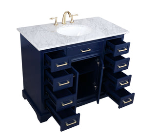 Americana Bathroom Vanity Set in Blue