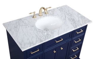 Americana Bathroom Vanity Set in Blue