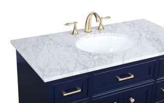Americana Bathroom Vanity Set in Blue