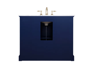Americana Bathroom Vanity Set in Blue