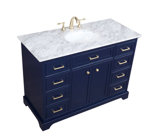 Americana Bathroom Vanity Set in Blue