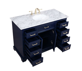 Americana Bathroom Vanity Set in Blue