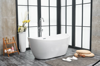Ines Bathtub in Glossy White