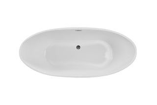 Ines Bathtub in Glossy White