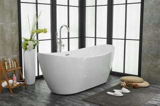 Ines Bathtub in Glossy White