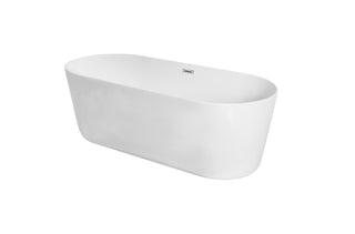 Odette Bathtub in Glossy White