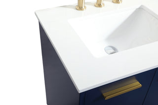 Baldwin Vanity Sink Set in Blue