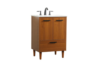 Baldwin Vanity Sink Set in Teak