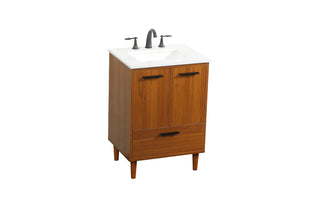 Baldwin Vanity Sink Set in Teak