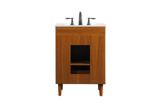 Baldwin Vanity Sink Set in Teak
