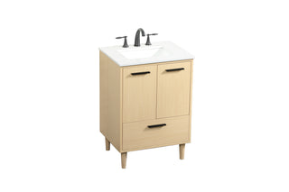 Baldwin Vanity Sink Set in Maple