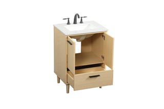 Baldwin Vanity Sink Set in Maple