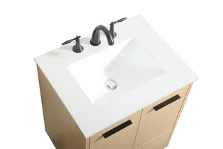 Baldwin Vanity Sink Set in Maple
