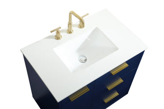 Baldwin Vanity Sink Set in Blue