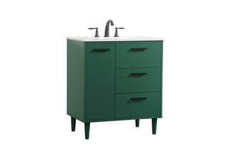Baldwin Vanity Sink Set in Green