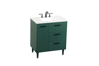 Baldwin Vanity Sink Set in Green