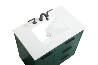 Baldwin Vanity Sink Set in Green